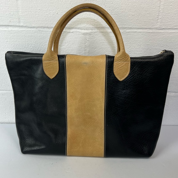 Chic et Mode Large Leather Tote Bag - Picture 4 of 8